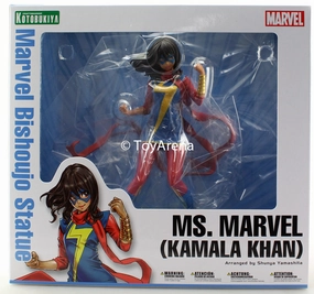 Kotobukiya Bishoujo Marvel Comics Ms. Marvel Kamala Kham Statue MK221 Museum Quality